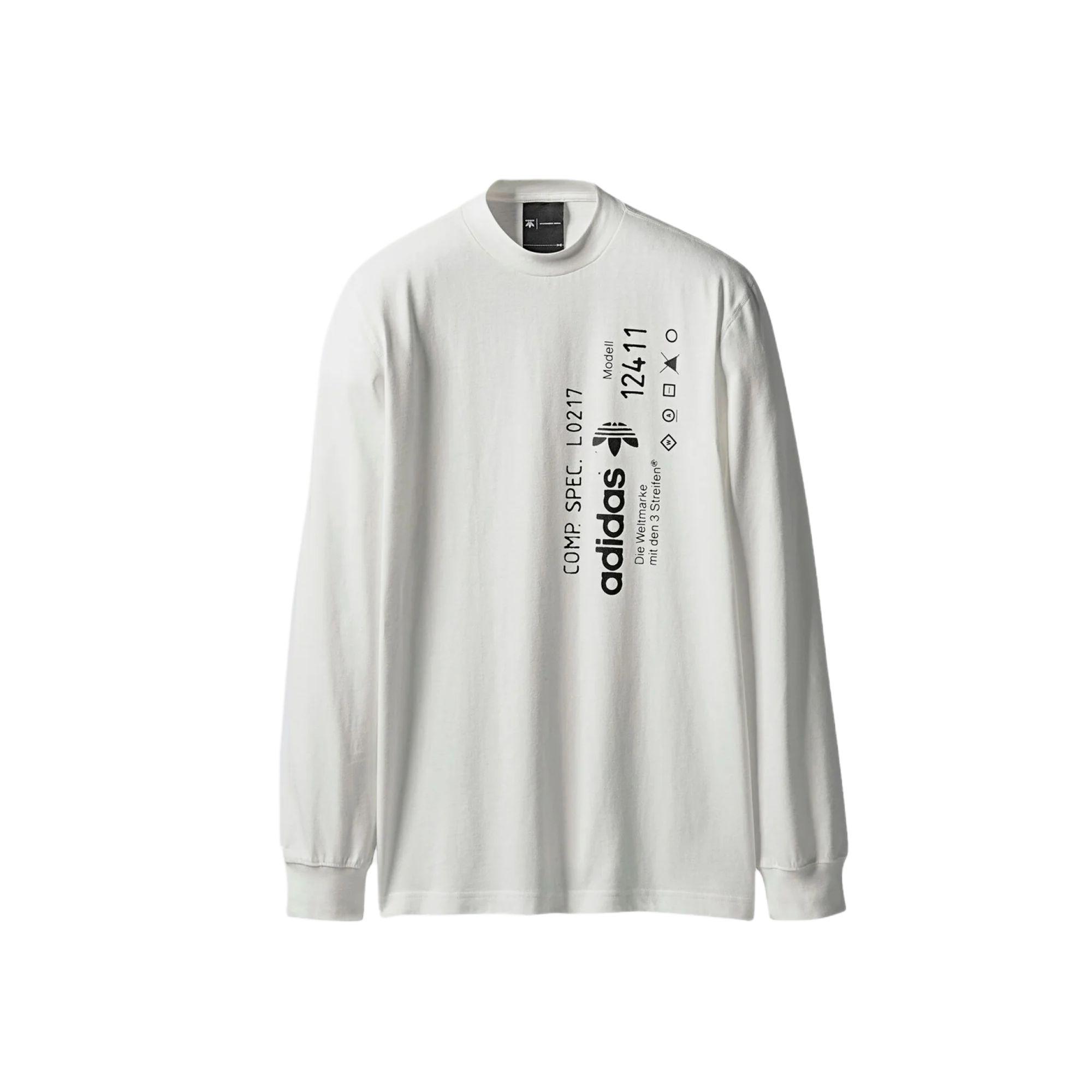 

Adidas Originals Alexander Wang Collection Aw Crew Neck Comfortable Pullover Long Sleeve T-Shirt Men Tops CG2010 2XS