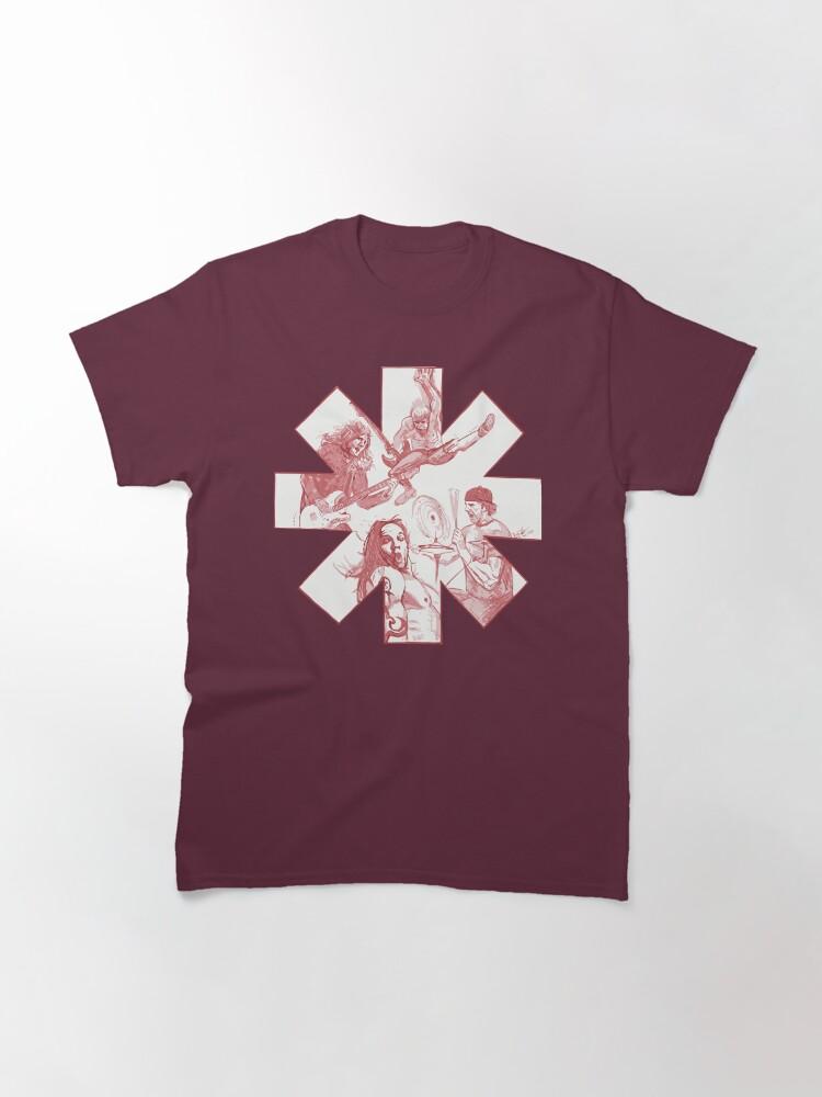 Red Hot Chili Peppers All Member One Face Classic T-Shirt