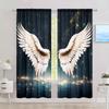 Luxury Starry Dome Feather Curtains French Light Style Suitable Bedrooms Decorative Made Of Polyester With Rod Pocket Bedroom Decor