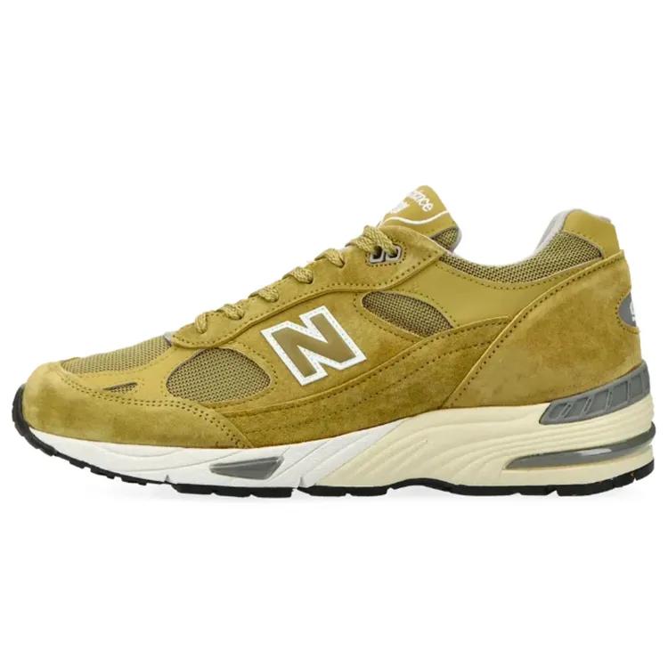 New Balance 991 Made in England 'Muschio Verde' (Unisex) Muschio Verde / Crema Nuvola / Scarpe da Corsa Bianche M991GGW