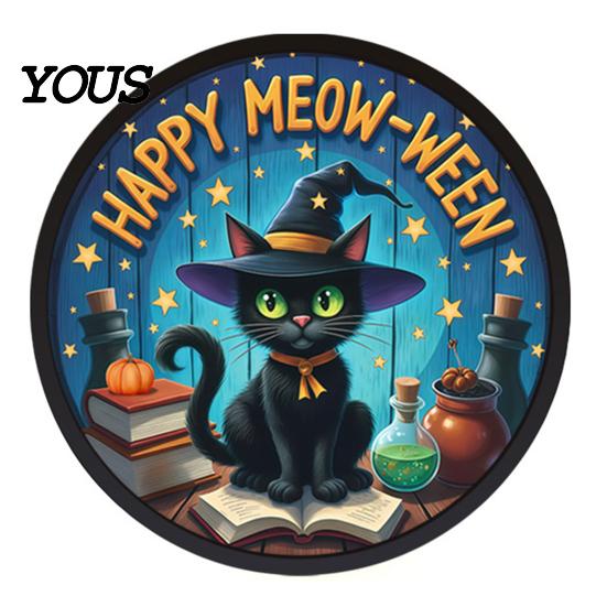Halloween Themed Party Decor LED Glowing Hanging Decor, Acrylic Window Ornament with Light, Spooky High-quality Signage Sign for Door Wall Haunted