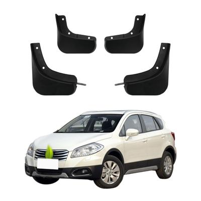 4PCS Car Mud Flaps Splash Guards Mudguards Car Mud Flaps Compatible with Suzuki SX4 S-Cross 2014 2015 2016 2017 2018 2019