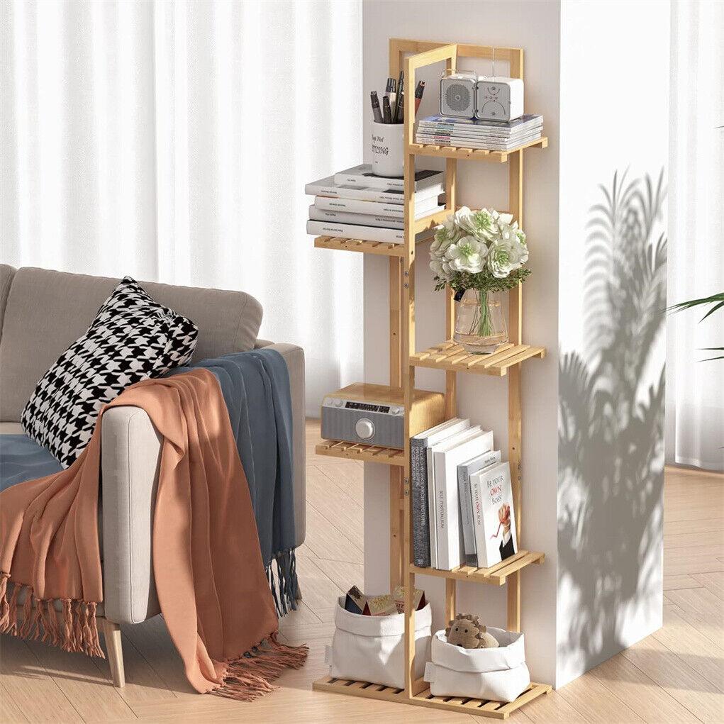 Multi Layer Plant Pots Stand Bamboo Flower Display Rack Home Storage Shelf