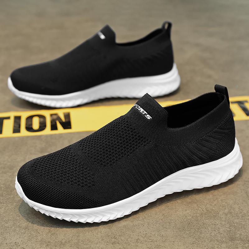 22 summer large size breathable sports mesh shoes without belt casual lazy shoes 38