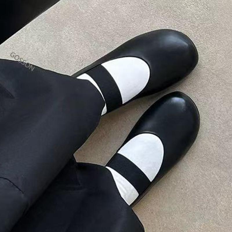 Mocassins Mode Femmes Ballerines Chaussures Peu Profondes Mode Robe Chaussures de Sport Designer Rétro Automne 2025 Décontracté Nouveau Zapatillas De Mujer