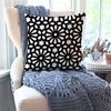 1pc Retro Simple Black And White Shape Pillow Case Square Pillow Bedroom Sofa LeisureCushionCarLiving Room Home Decoration 40X40