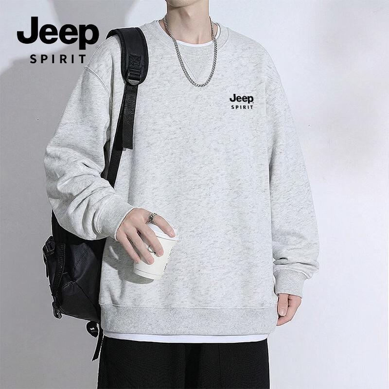 JEEP SPIRIT Men s Classic Knit Sweatshirt 3XL