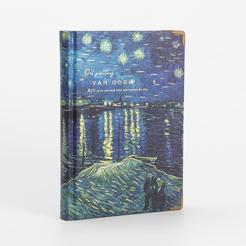 Cheap Notebook Stationary Attractive Design Hard Cover Diary Notebook Agendas 2025