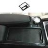 For Benz E-Class Cover Trim Console Shift Water Cup Steel Carbon Fiber 2010-2013