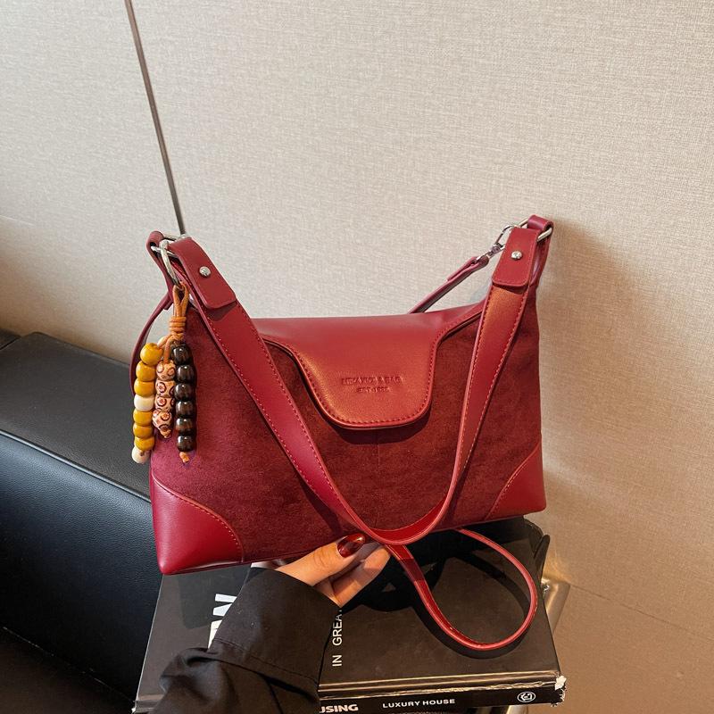Underarm Bag Women's 2025 New Trendy Autumn and Winter Retro Shoulder Bag Popular Fashion Going Out Commuting Messenger Women's Bag