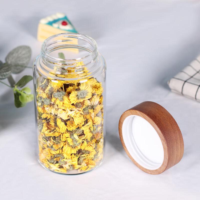 Transparent Glass Food Storage Jar