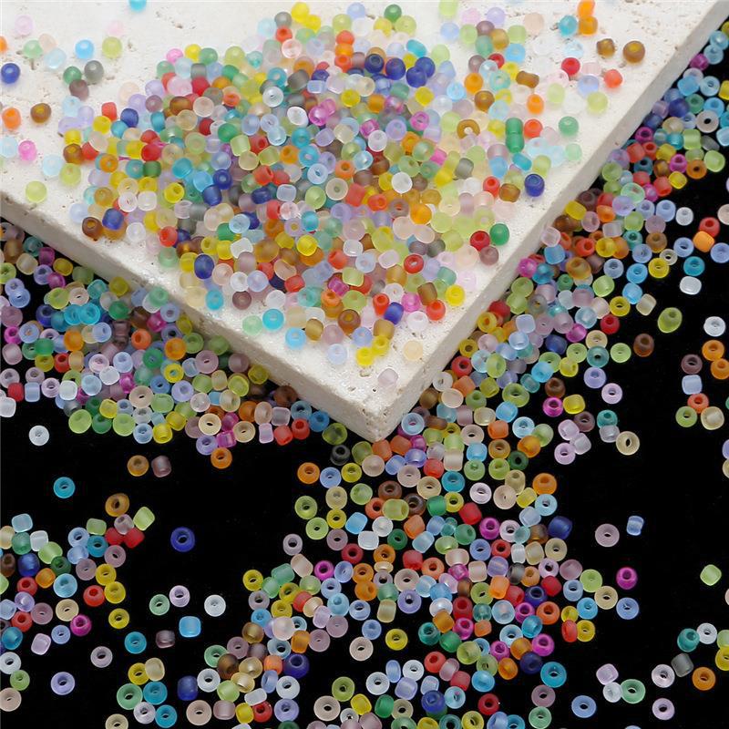 Frosted Transparent Rice Beads for DIY Bracelets, Necklaces, Hairpins, Tassels