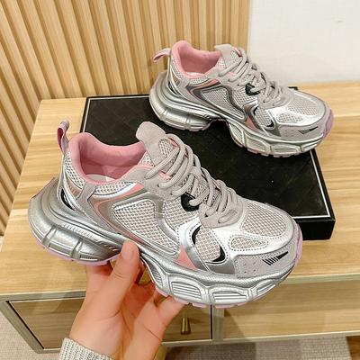 New Dad Shoes for Women Fashionable Thick-soled Sports Single Shoes