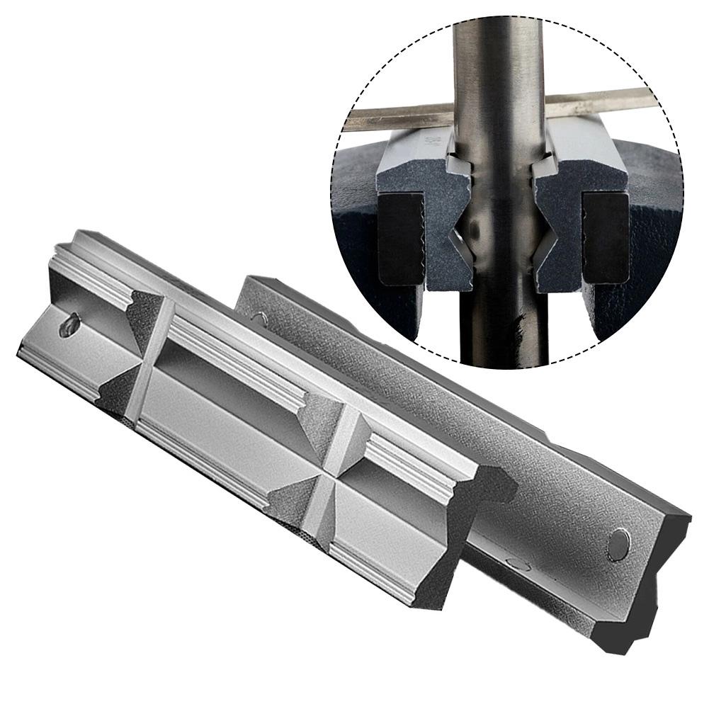 1pair CNC Milling Steels Vise Hard Jaw Fixture V-Type Jaw Aluminum Alloy 4" Or 8" V-clip 4 / 5/ 6 /8 Inch Vise Jaws Parts