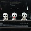3Pcs Cute Resin Skull Car Air Outlet Diffuser Funny Auto Interior Aromatherapy Decor Cool Gift for Boyfriend