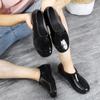 Schwarze niedrige Regenstiefel Herren Rutschfest Küchenarbeit Outdoor Flache Speichelschuhe Gummischuh