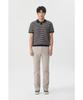 BRENTWOOD [Liberty] Washable Striped Polo Neck Sweater Brwam26512Nyx