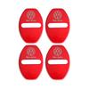 Metal Car Door Lock cover Protective Buckle Cover Sticker For Volkswagen Golf Caddy Passat GTI Lavida Sagitar Scirocco Tiguan