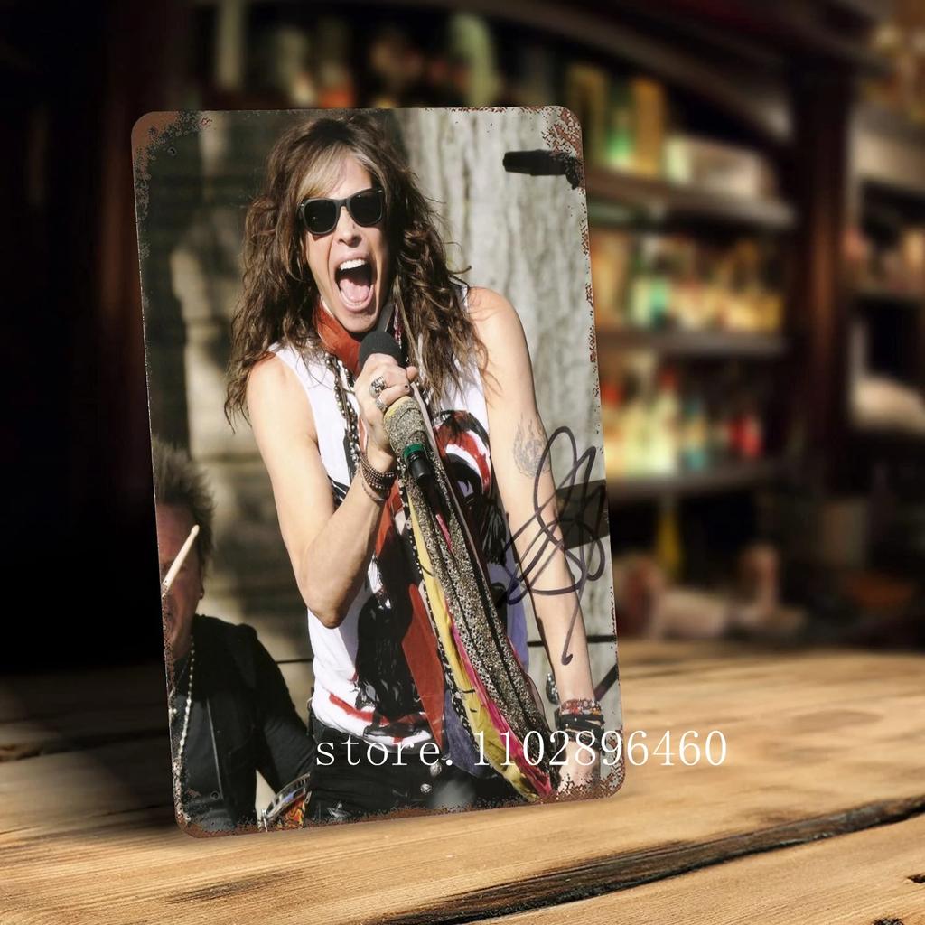 Steven Tyler Metal Plaques & Signs wall decor Vintage Tin Signs Captain Metal Poster Decor for Bar Pub Club Wall Decoration