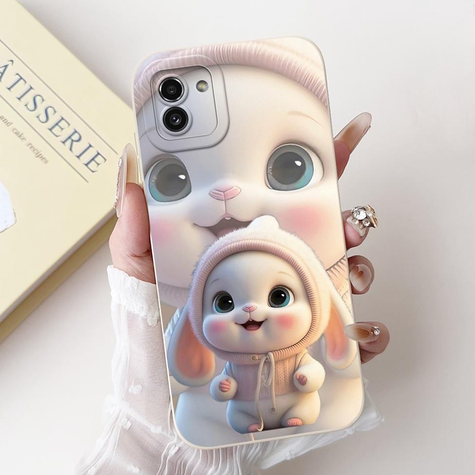 For Samsung Galaxy A03 Case Cover Luxury Fashion Flower Kawaii Cute Shockproof Phone Case For Samsung SM-A035F SM-A035M SM-A035G
