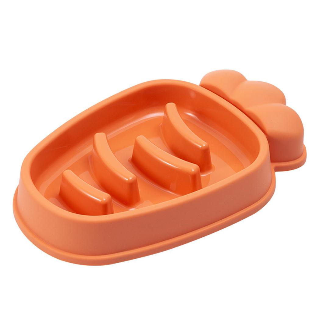 Cat Slow Feeder Prevent Choking 5 Slots Smoothing Anti Slip Durable PP Multifunction Cat Food Bowl