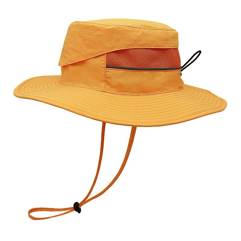 New Bucket Hat Men's Casual Outdoor Quick-drying Sunscreen Hat Light Fishing Visor Camping Hat