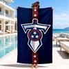Titans Crest Beach Towel, Microfiber Beach Towel, Perfect For Pool, Beach, Travel, Home Decor Beach Party Fan gifts