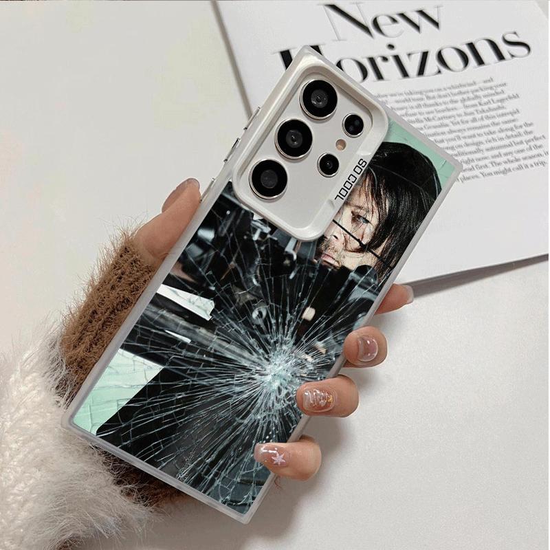 The Walking Dead Daryl Dixon Shockproof Phone Case for Samsung Galaxy S26 Edge S25 Ultra S24 FE S23 Plus S21 Cover Anti Fall Fun
