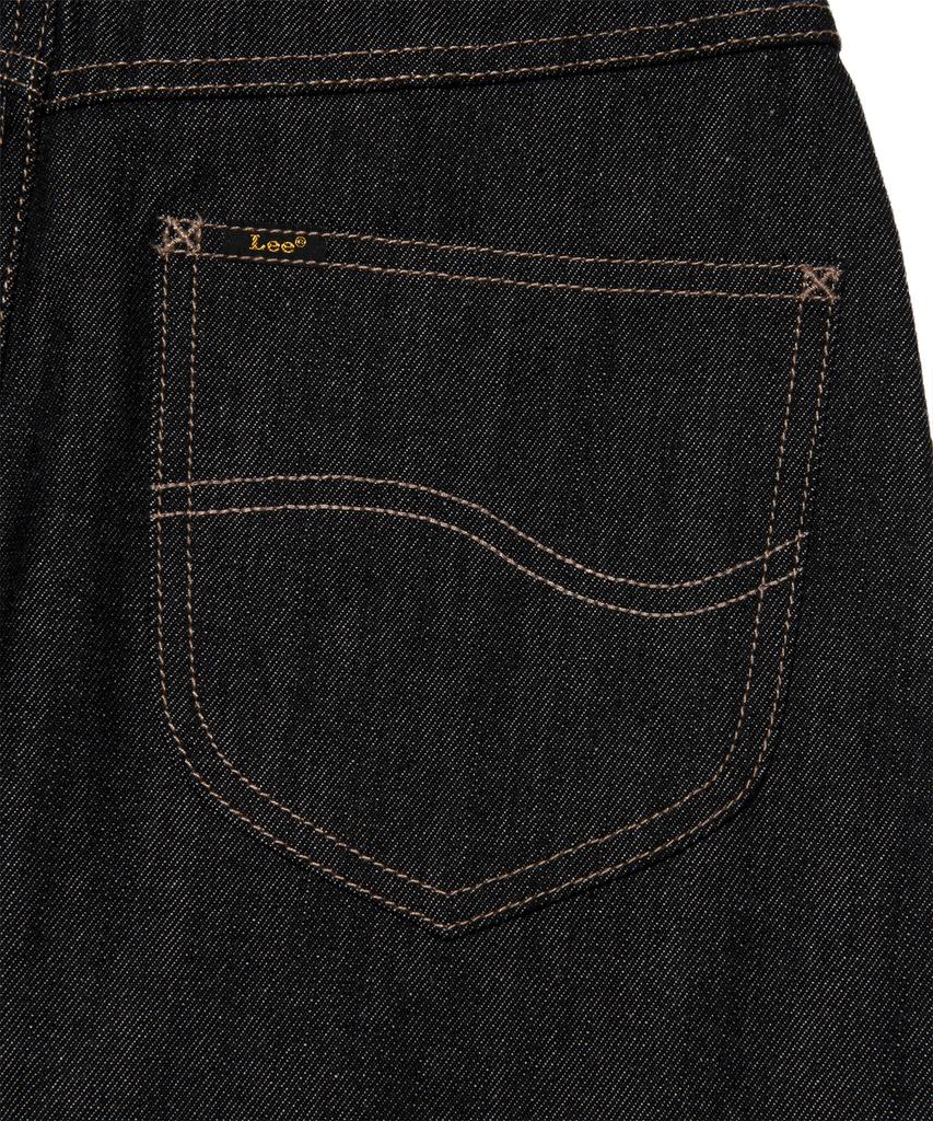 Lee Denim Belt Long Skirt Black