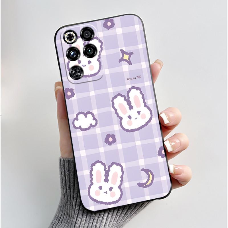 Für ZTE Nubia Red Magic 11 Pro Hülle Niedliches Liebeshase Lustig Schwarz Matt Weiche Silikonhülle Für RedMagic 11 Pro + Plus Handyhülle