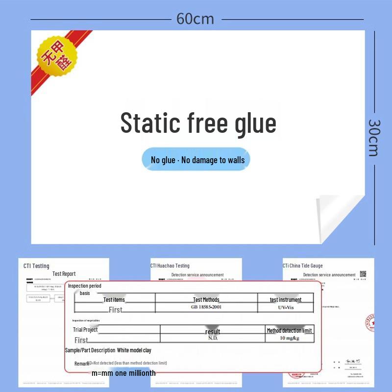 

Removable Children s Erasable Whiteboard Wall Sticker - No Damage to Walls