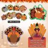 45 Pads 900 Sheets Thanksgiving Sticky Notes Turkey Self Sticky Memo Pads Adhesive Cute Sticky Notes Self Stick Pads for Office School Classroom