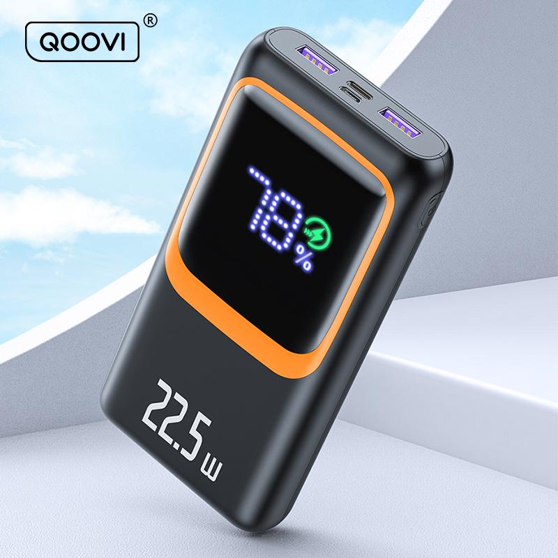 Power Bank 10000mAh Ricarica Rapida 15W | Con Cavo USB-C Integrato E Display LED