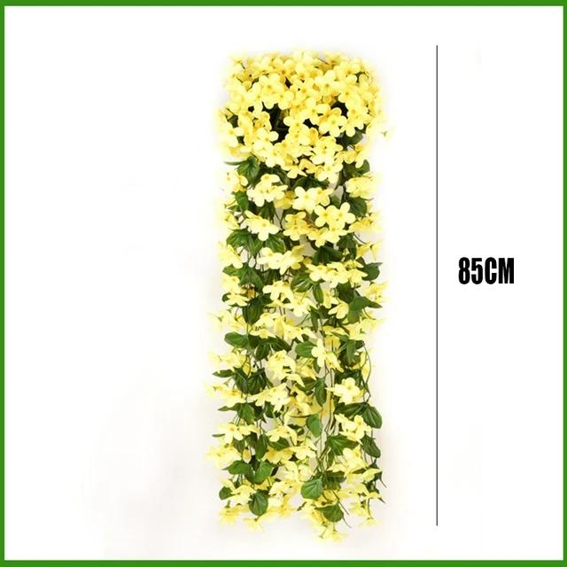 Violet Artificial Flowers Party Decor Valentine's Day Wedding Wall Hanging Flower Fake Plants Garden Decor Fake Flowers Outdoor