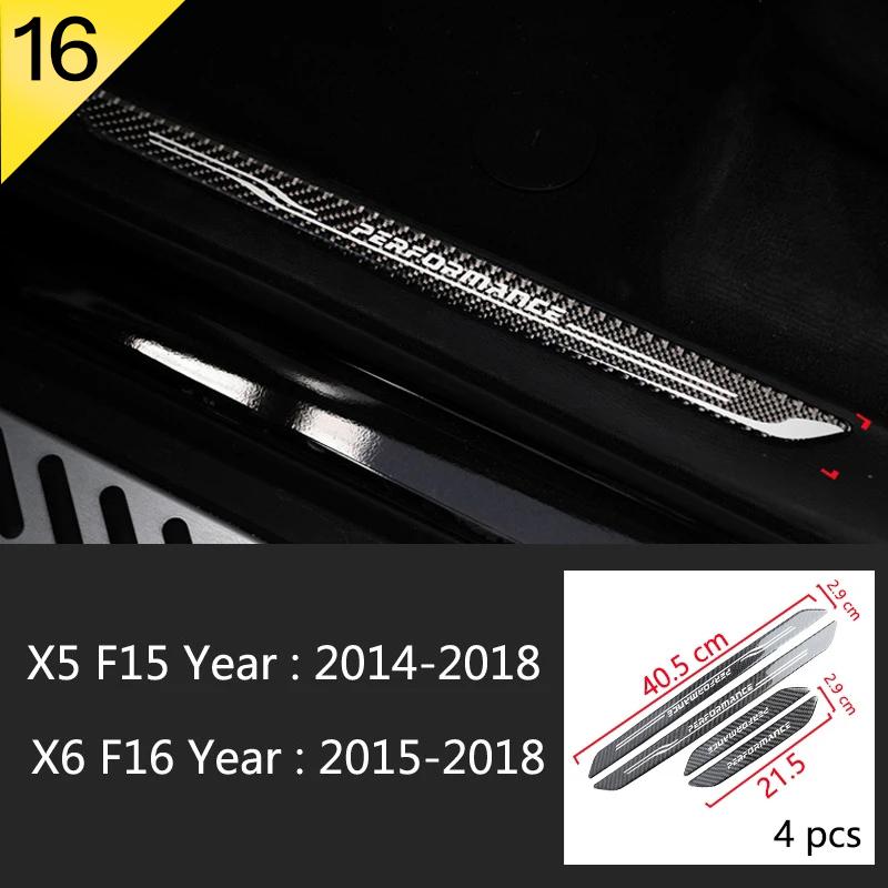 Für BMW X5 X6 E84 E90 F15 F16 F20 F30 G05 F34 F25 Autozubehör Einstiegsleisten-Schutzleisten-Edelstahlaufkleber