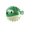 Durable Chew Resistant Interactive Bouncing Fish Dog Toy with Sound Fun Ball Leak Proof Design to Relieve Pet Boredom