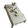 Tablecloth Green Hollow American Country Fabric Cotton And Linen Clear Ins Table Cloth