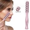 Gesichtsroller-Massagegerät, Germaniumstein Lifting-Gesichtsmassage-Roller, Schönheitsroller für Gesicht, Augen, Kinn, Nacken Hautpflege Anti-Aging Faltenreduzierend