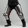 Handcrafted Medieval Leg Set  Steel Leg Guard Armor Suit, Medieval Knight Leg Armor Larp Cosplay Greaves Armor, Reenactment Gift Item.