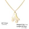Lucktune Alloy Roller Skates Pendant Necklace for Women Ice Skating Shoes Crystal Zircon Choker Necklace Jewelry Winter Gift New