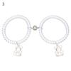 Magnetic Distance Bracelet Kit Gradient Color Magnetic Bracelets Cartoon Pendant Bracelets