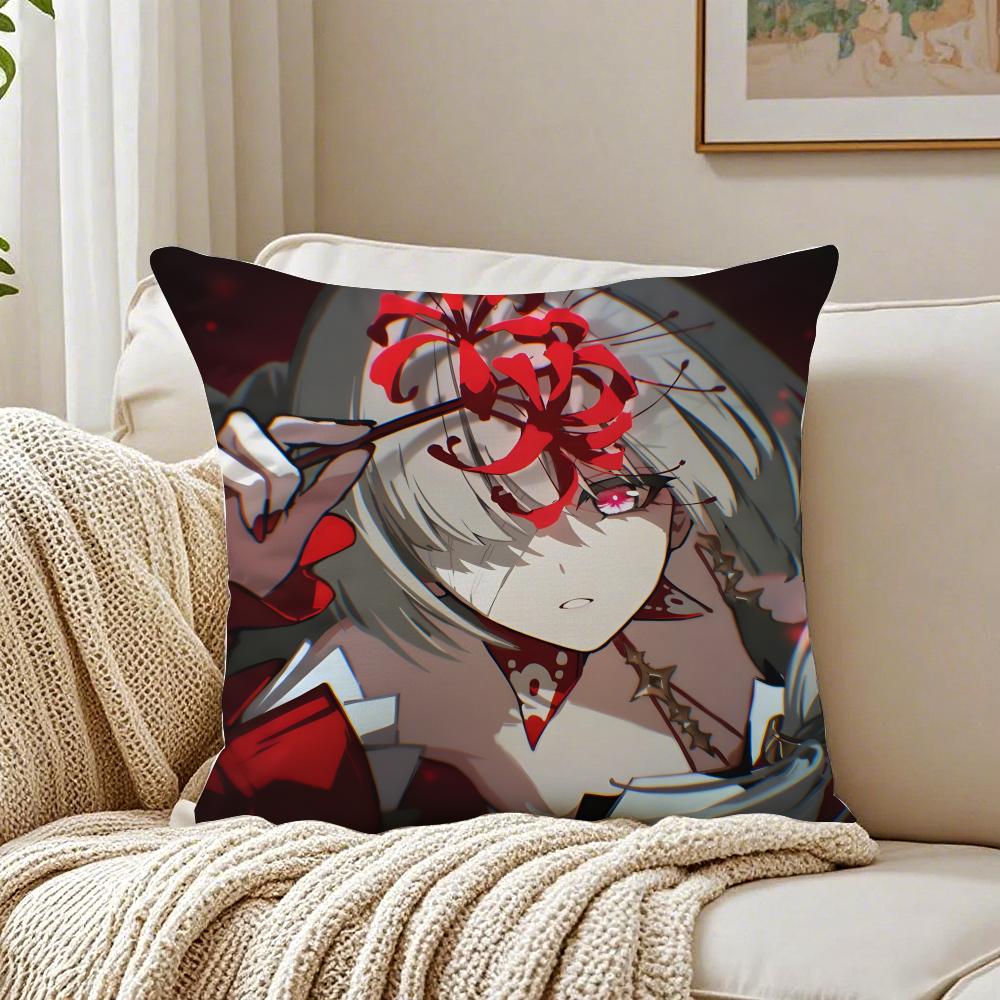 PPhrolova Cushion Cover Linen Pillowcase Soft  for Sofa Bed Home Room Decor
