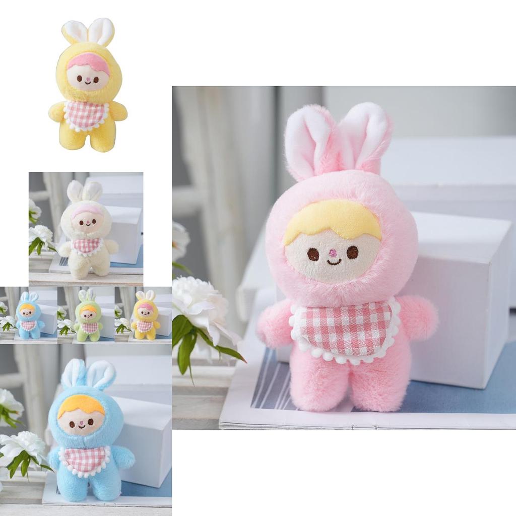 Cartoon Hase Plüsch Schlüsselanhänger Spielzeug Aus PP Baumwolle Für Kinder Geschenk Und Dekoration
