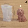 Precioso Molde de Silicona para Velas de Animales 3D Mascota Perro Diy Aromaterapia Yeso Vela Molde de Resina Molde para Fundición Artesanal de Jabón Decoración del Hogar