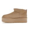 UGG Classic Ultra Mini Platform Boot Mustard Seed Women Sneakers Tan 1135092-MDSD