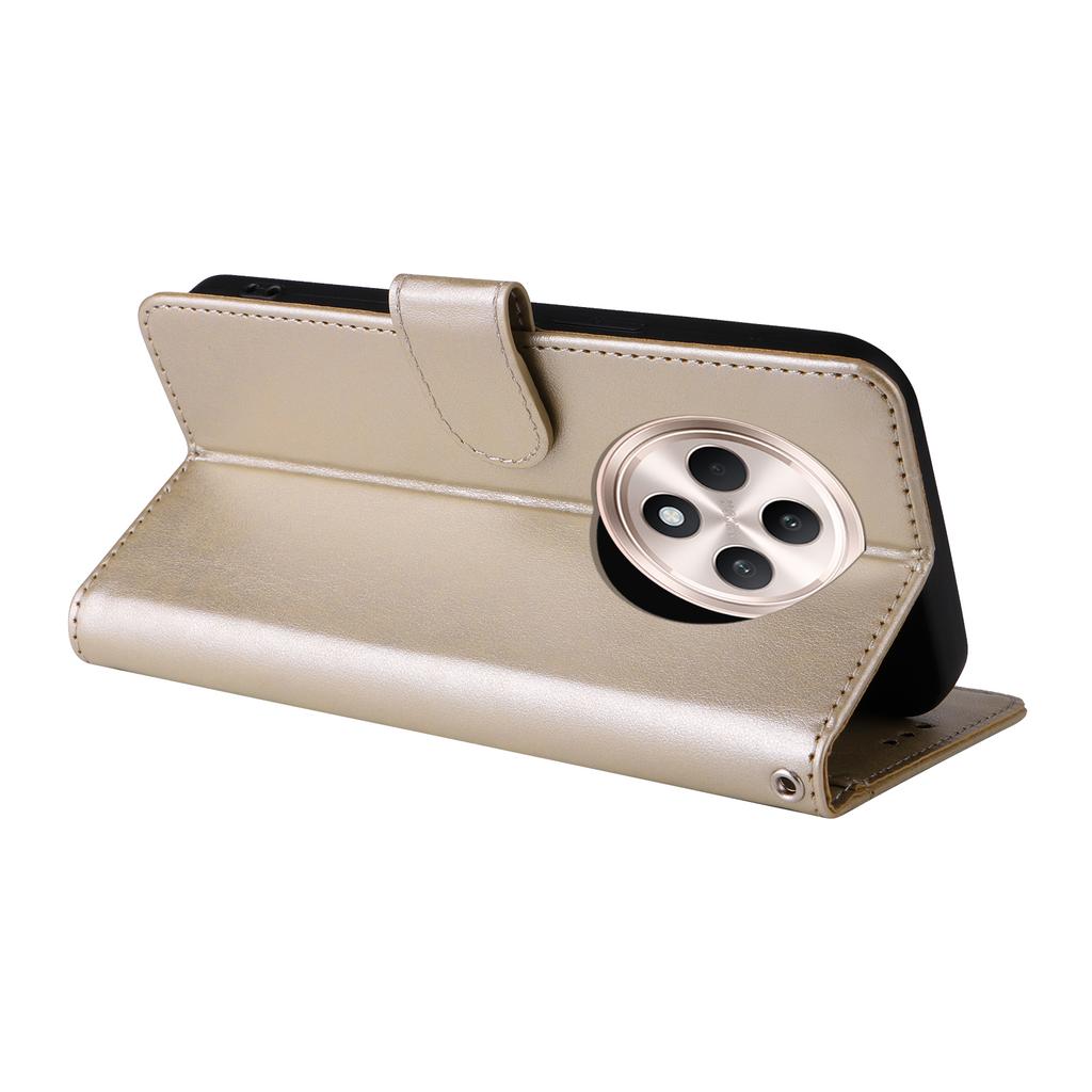 For Oppo Reno12 F 4G Leather Case Butterfly Floral Imprint Wallet Stand Cover