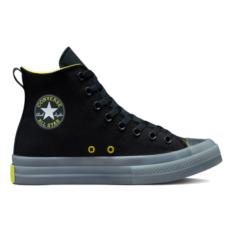Converse Chuck Taylor All Star CX Fleece Lined High Black Lime Twist Unisex 170997C