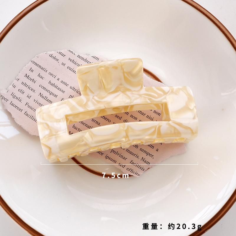 Vintage Crab Hair Clip Women Hair Clips Elegant Colorful Leopard Acetate Claw Clip Girls Hair Accessories Hair Barrettes New