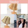 Fisherman Hat Women Summer Foldable Sun Protection Striped Casual Cap
