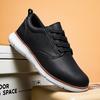 Spring Men's PU Leather Sneakers Business Casual Shoes for Man Outdoor Breathable Sneakers Male Fashion Loafers Walking Footwear